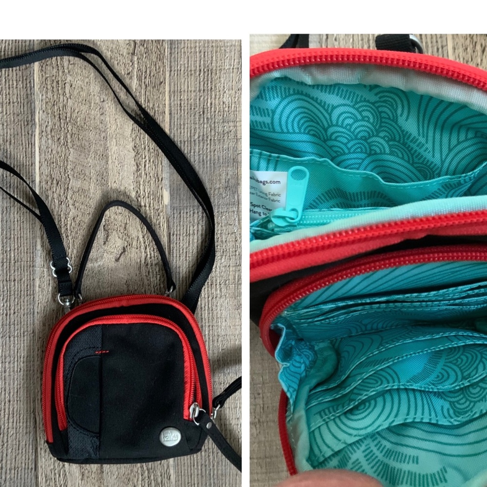Haiku NWOT Multipocket Crossbody Outdoor Travel Bag Black
